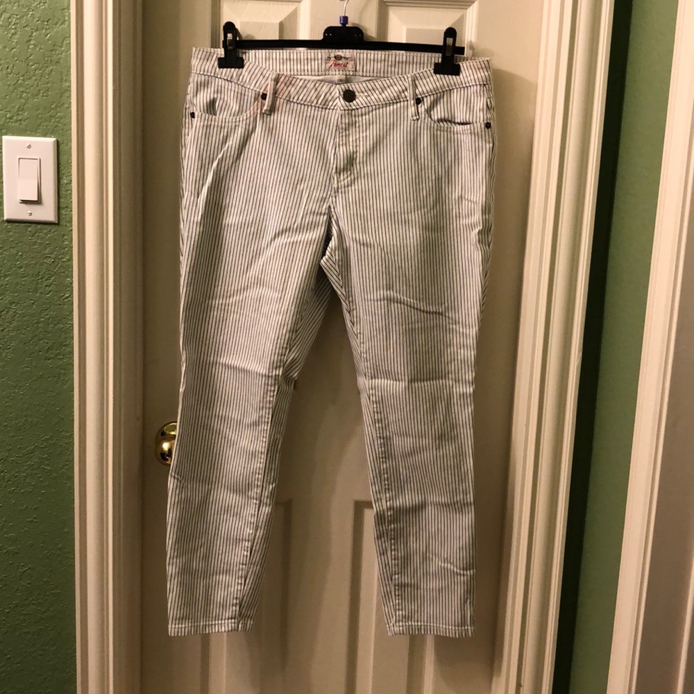 Fossil Pinstriped Pants